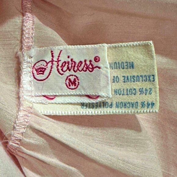 Vintage Heiress Bed Jacket Size M Pink Embroidery Cotton Blend Delicate Feminine - Picture 8 of 10